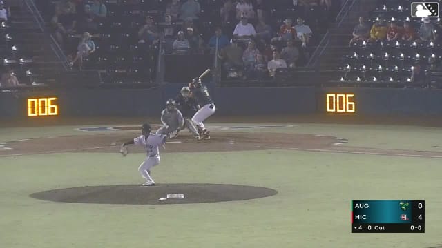 Yolfran Castillo homers (6) on a line drive to left center field.
