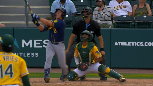 Darrien Miller's solo home run