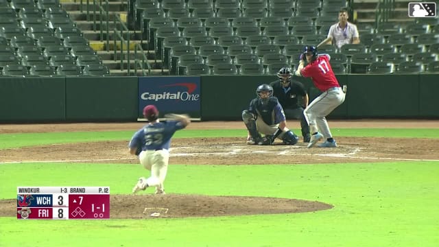 Brandon Winokur homers (6) on a fly ball to right center field.