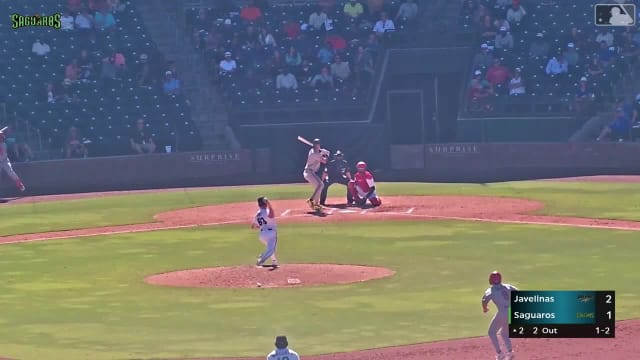 Ike Irish rips two-run single