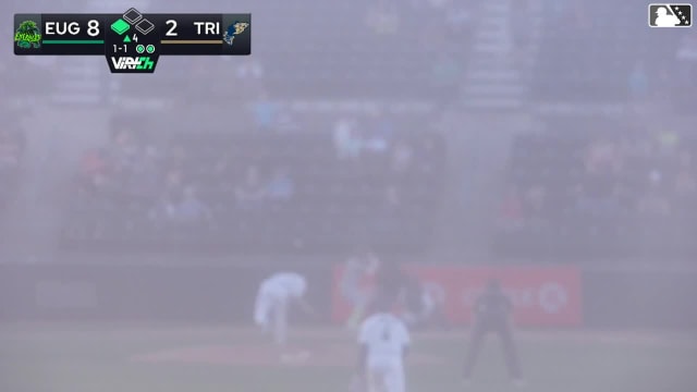 Carlos Gutierrez singles on a ground ball to right fielder Randy De Jesus. Dakota Jordan scores.