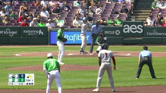 Jace LaViolette's first professional homer
