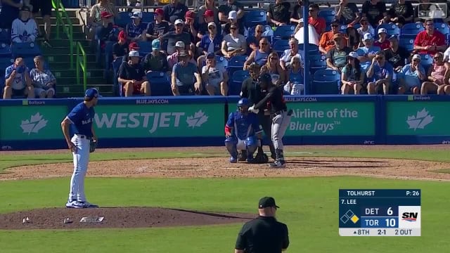 Patrick Lee's RBI triple