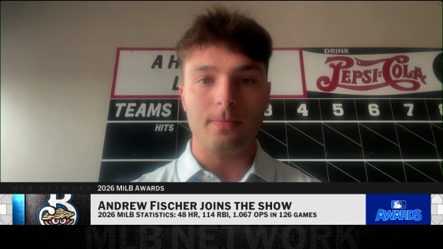 Fischer on Hitting Prospect of the Year Award