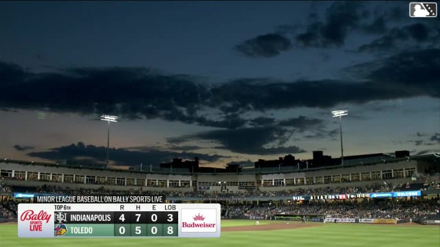 Duce Gourson homers (3) on a fly ball to right center field.