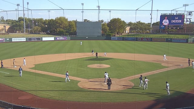 Colt Emerson's two-run double in the 5th