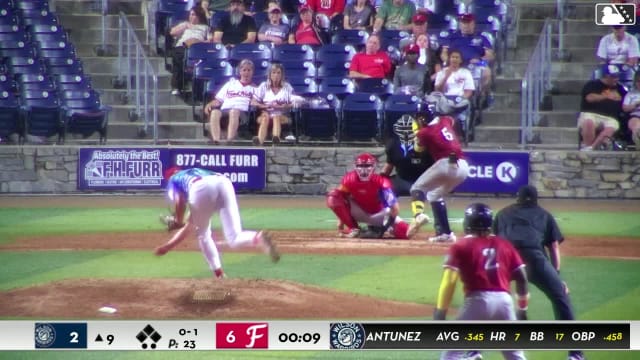 Kaleb Kantola In play, run(s) to Brailyn Antunez