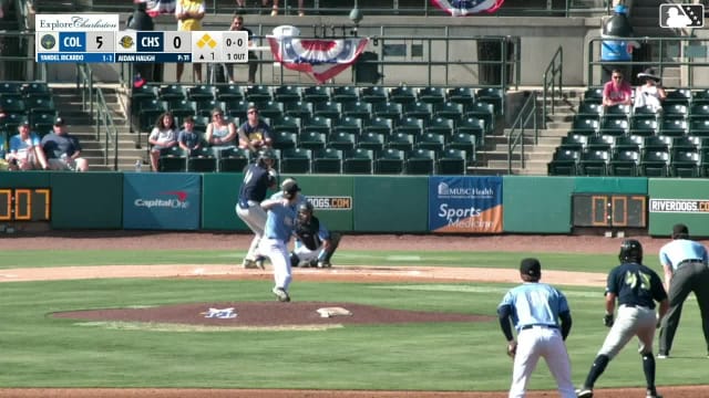 Yandel Ricardo singles on a ground ball to right fielder Nicandro Aybar. Roni Cabrera scores. Angel Ramirez scores. Ivan Sosa to 3rd.