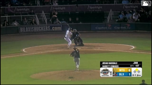 Josiah Ragsdale homers (8) on a fly ball to left field. Andrew Fischer scores.