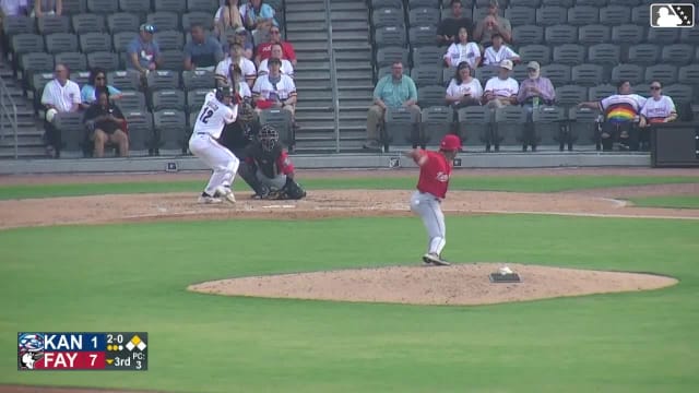 Anthony Huezo singles on a sharp ground ball to center fielder Nick McLain. Kenni Gomez scores.
