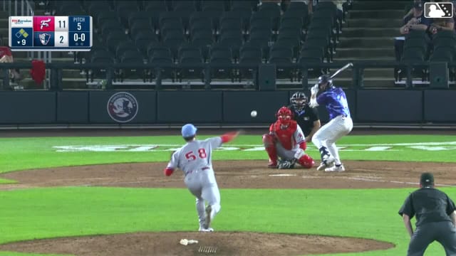 Jace Avina homers (17) on a line drive to right field. Owen Cobb scores. Jackson Castillo scores.
