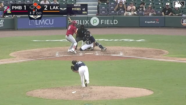 Yairo Padilla doubles (3) on a sharp line drive to left fielder Beau Ankeney. Johnfrank Salazar scores. Sebastian Dos Santos to 3rd.