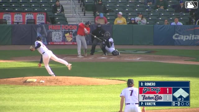 Mikey Romero homers in second straight game