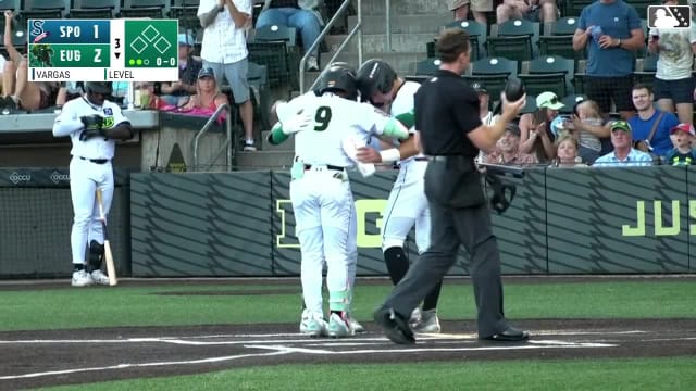 Jhonny Level's 12th homer of the year