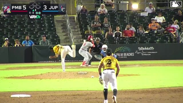 Ryan Mitchell homers (4) on a fly ball to left field.