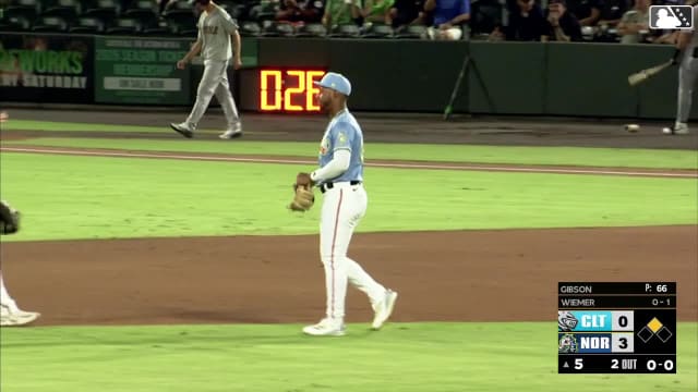 Aron Estrada's jumping throw