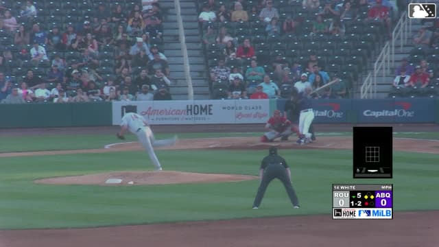 Owen White's fifth and final strikeout