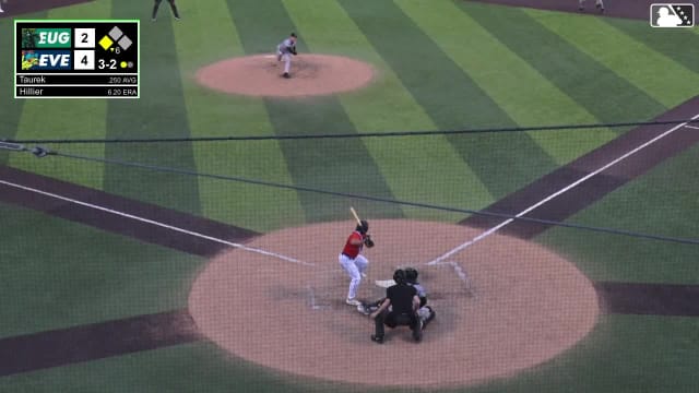 Aiden Taurek singles on a ground ball to first baseman Hayden Jatczak. Carlos Jimenez scores.