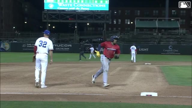 Victor Mesa Jr's solo home run