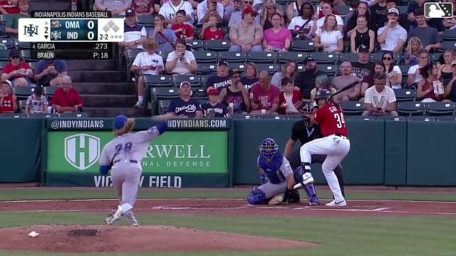 Lucas Braun In play, run(s) to Jhostynxon Garcia