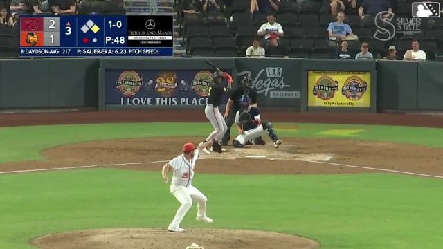 Bo Davidson homers (2) on a fly ball to left center field. Scott Bandura scores.