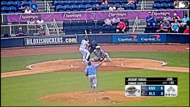 Braylon Payne homers (2) on a fly ball to right center field.