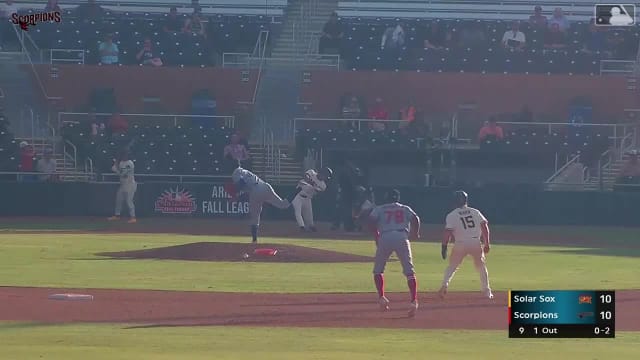Gilberto Batista In play, run(s) to Kaeden Kent