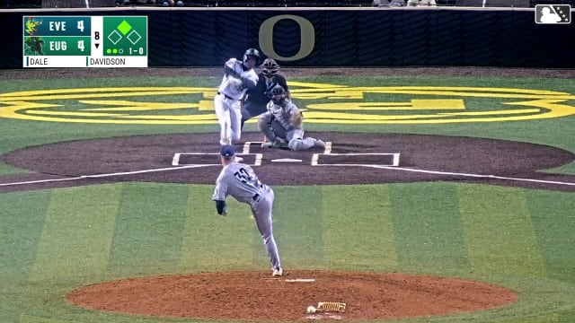 Bo Davidson grounds an RBI triple