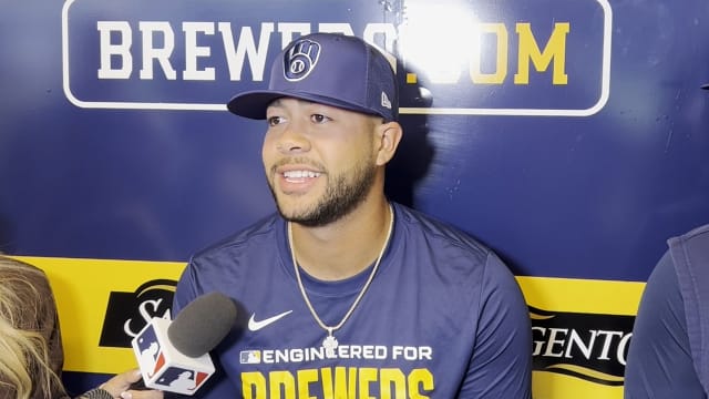 Jeferson Quero discusses his callup to Brewers