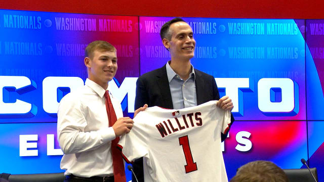 Nationals introduce No. 1 Draft pick Eli Willits