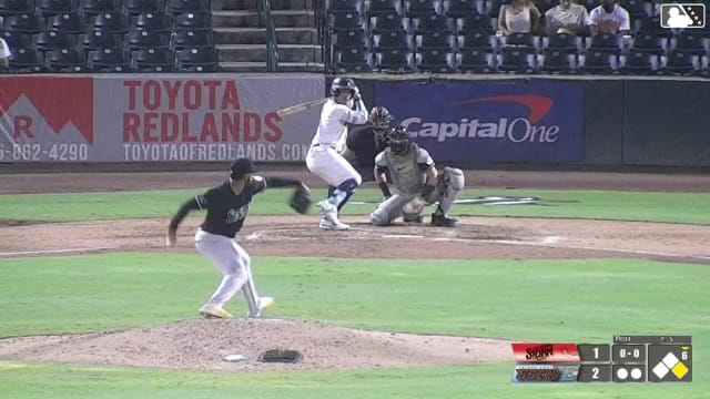 Yorger Bautista doubles (2) on a fly ball to center fielder Dawson Willis. Dervy Ventura scores.