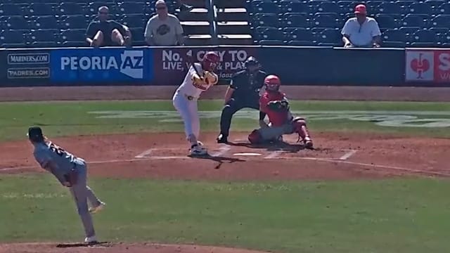 Tai Peete delivers two hits vs. Surprise