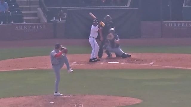 Tekoah Roby fans six in the Arizona Fall League