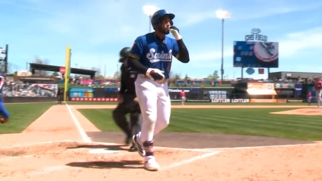 Emmanuel Rodriguez's two homers