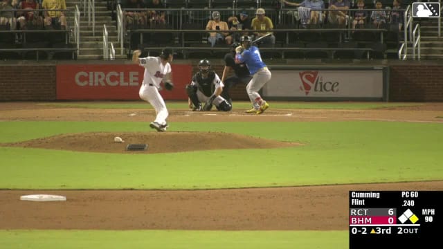 Juan Flores homers (5) on a fly ball to left center field. Tucker Flint scores.