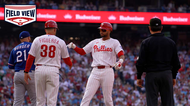 Field View: Justin Crawford's first hit