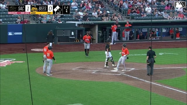 Wade Meckler's three-run home run