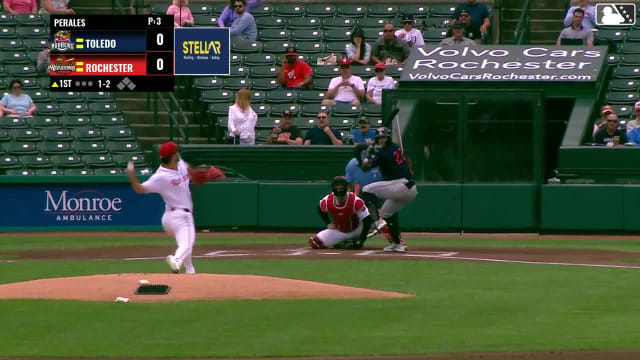 Ben Malgeri strikes out swinging.