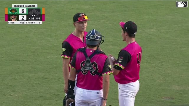 Edward Florentino homers (13) on a fly ball to right field.