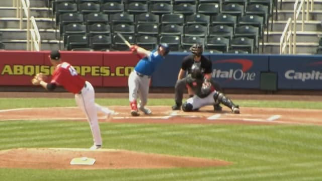 Ryan Ward's leadoff home run