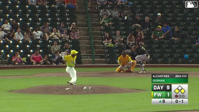 Alfredo Alcantara singles on a line drive to right fielder Kavares Tears. Kien Vu scores. Yerlin Confidan to 2nd.