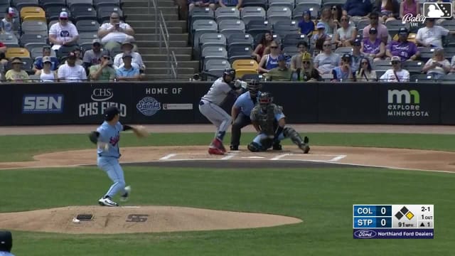 George Valera homers (3) on a fly ball to right center field. Juan Brito scores.