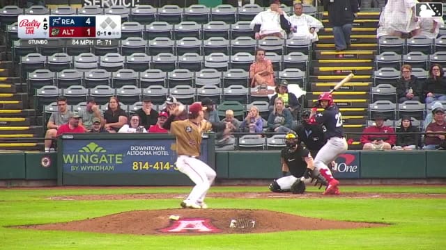 Raylin Heredia homers (14) on a line drive to left field.