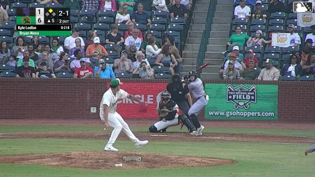 Kyle Lodise singles on a sharp ground ball to left fielder Jhonny Severino, deflected by third baseman Murf Gray. Arxy Hernandez scores.