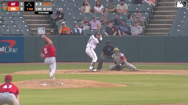 Ethan Anderson homers (2) on a line drive to left field.