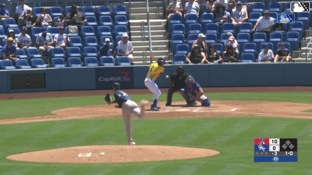 Landyn Vidourek homers (4) on a fly ball to right center field.