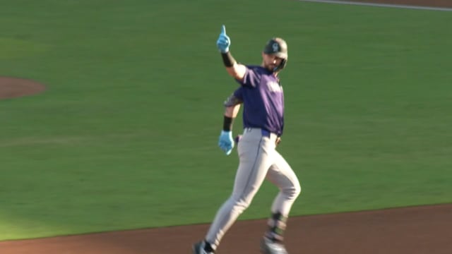 Brenton Doyle swats a solo homer