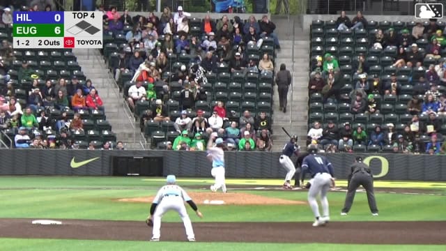 Dylan Cumming's sixth strikeout