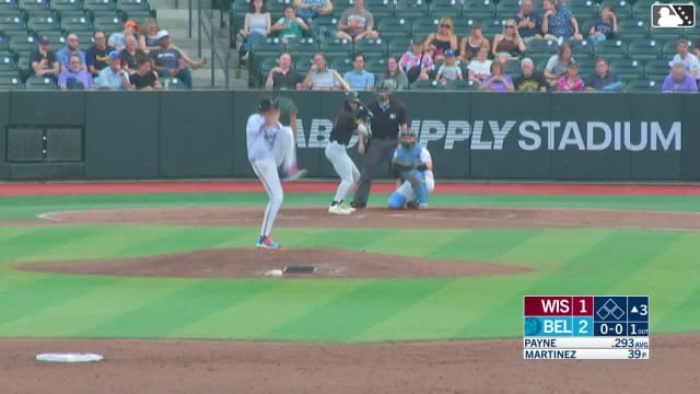 Braylon Payne homers (22) on a line drive to right field.