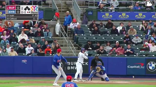 Ryan Clifford homers (10) on a fly ball to right field.